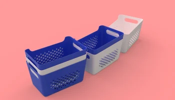 "FunkyFresh" - корзина-органайзер, напечатанная на 3D-при.. 1