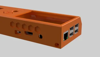 ЖК-дисплей Hyperpixel 4 дюйма MK3S+ RPI 3 с крышкой 2