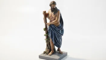Классическая статуя Железного Азирепия Скульптура для 3D-...