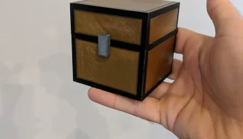 Сундук Minecraft одинарный и двойной 1
