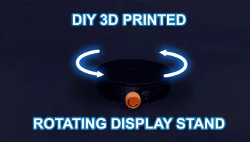 Вращающаяся подставка, напечатанная своими руками на 3D-п..