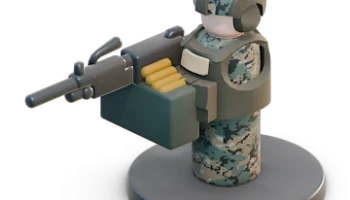 Нижний диапазон - наводчик USMC M249 1