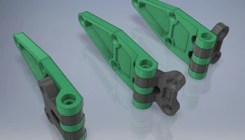Дверная петля на 270 градусов - предназначена для 3D-печа... Дверная петля на 270 градусов - предназначена для 3D-печа...