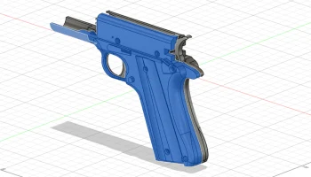Кольт 1911 со свободным затвором 2