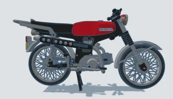Honda SS50 1974 г. масштаб 1:8 Дизайнер Эд ван дер Хейден... 2