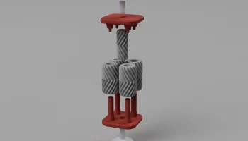 Gear Fidget Toy 04 - Маленький квадрат с вращением 3