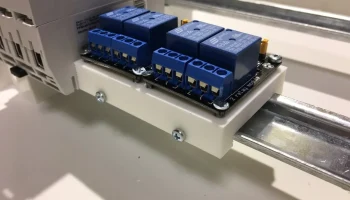 Держатель модуля двойного реле для DIN-рейки........