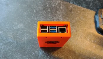 Корпус Raspberry Pi 4 + Adafruit 3,5 дюйма с вентилятором 8