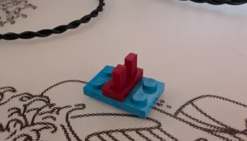 Чехол для пятки Lego Minifig с плоской вершиной...... 1