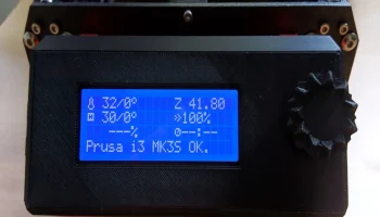 Крышка ЖК-экрана Prusa i3 MK3S 1