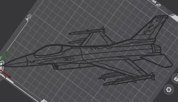 Настенное искусство General Dynamics F-16 Fighting Falcon 1