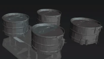 Bile Vat Gristle Mill Terrain - The Eightpints Доки 3