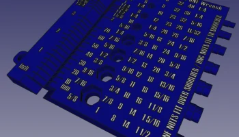 Дюймовый измерительный инструмент для винтов, гаек, голов... 3