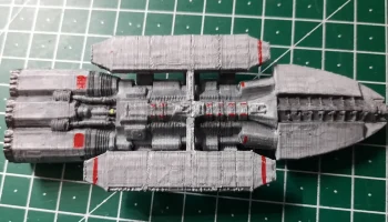 BSG Battlestar Artemis Масштаб 1:9000 4