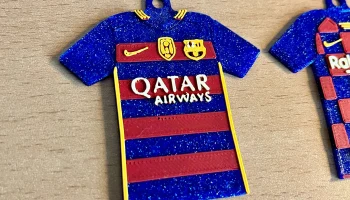 Брелок для футболки ФК "Барселона" - Nike эпохи 2004-2025... 5