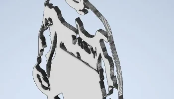 Майк Тайсон Контурные 2D настенные рисунки......