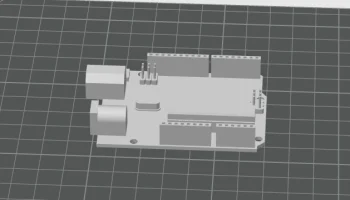 Arduino uno Escala 1:1 в миллиметрах 3