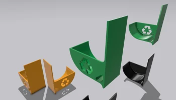 Немного переработанный держатель рулона мешка для мусора.... 3