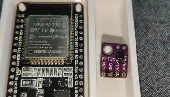 ESP32 корпус с датчиком SHT31 2