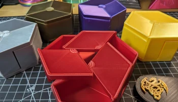 Раздвижная шестигранная коробка 1