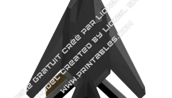 Lockheed Martin F-117 Nighthawk - масштаб 1:80 3