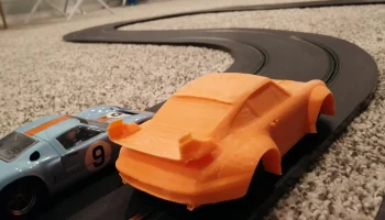 Кузов Porsche 911 GT2 со слотами 4