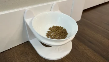 Приподнятая подставка для кошачьей миски...