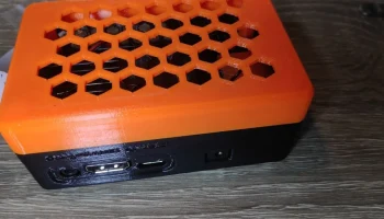 Корпус Orange Pi 4 LTS с алюминиевым радиатором...