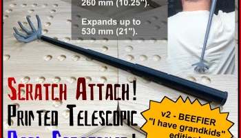 Scratch Attach - Печатный телескопический скребок для спи...