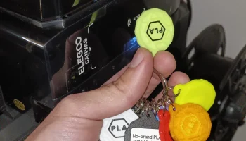 Образцы цветов и материалов RFID для Elegoo Centauri Carb...