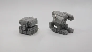 Робот для печати на месте | Брелок BoxBot B-01 (Ремикс) Робот для печати на месте | Брелок BoxBot B-01 (Ремикс)