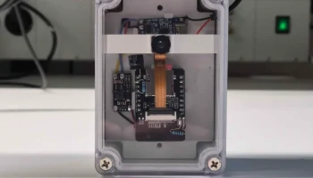 Система крепления для замедленной съемки ESP32-CAM на сол..