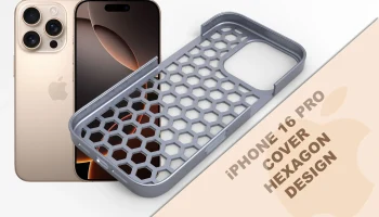 iPhone 16 Pro - чехол/футляр в форме шестиугольника......