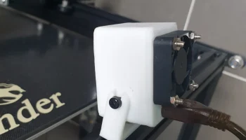 Корпус и крышка ESP32-CAM с вентилятором и подставкой...