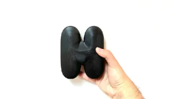3D-пузырьковые буквы алфавита v1 3