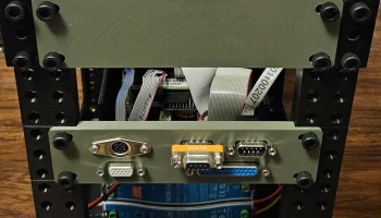 Промышленная стойка управления 6,5 дюйма, PC104, DIN, TB6..