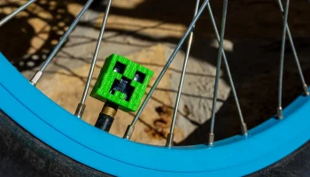 Крышка клапана велосипеда Minecraft Creeper...