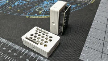 Минимальный размер ESP32-CAM с крышкой Snap-On (открытый ..