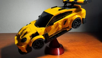 НОВЫЙ дизайн поршня - стенд Lego Porsche GT3 RS...... 3