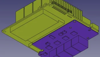 3D-модель ODROID H3+ и LAN v2 для 3D-дизайна...