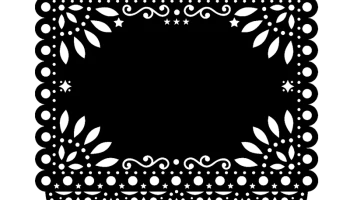 Papel Picado (Шаблоны и рисунки) для Dia De Los Muertos (.. 6