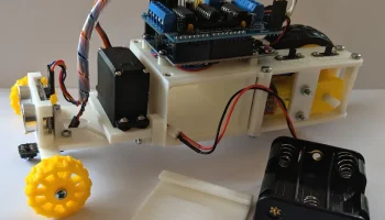 Компоненты робота Arduino UNO 1WD 1