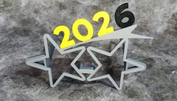 Новогодние бокалы "2026 - Звезда" 3