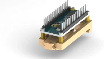 Крепление Arduino Nano на DIN-рейку 2