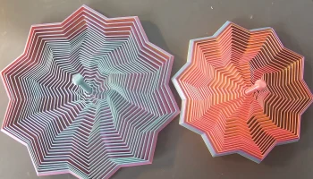 XXL Fidget Star (Large Jumbo) с ручкой - заполняет тарелк...
