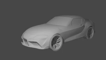Toyota Supra A90 Легкая печать