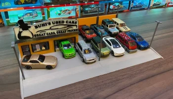 1/64 Дисплей магазина подержанных автомобилей