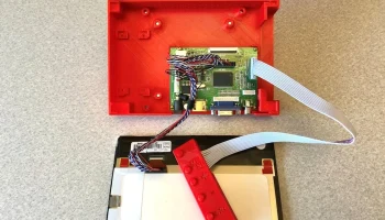 Корпус ЖК-дисплея с диагональю 7 дюймов и HDMI 4