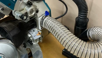 Торцовочная пила Makita LS1219L, адаптер для пыли 2 1/2 дюйм 1