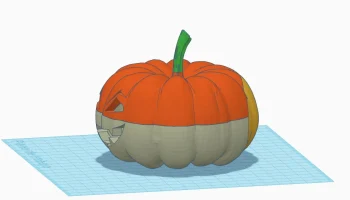 Хэллоуинская тыква 1